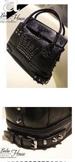 พร้อมส่ง กระเป๋าLuluhouse รุ่นL108-01Cr รุ่นนี้ดีไซน์สวยมากๆ ตกแต่งด้วยวัสดุสี silver สวยมากๆ